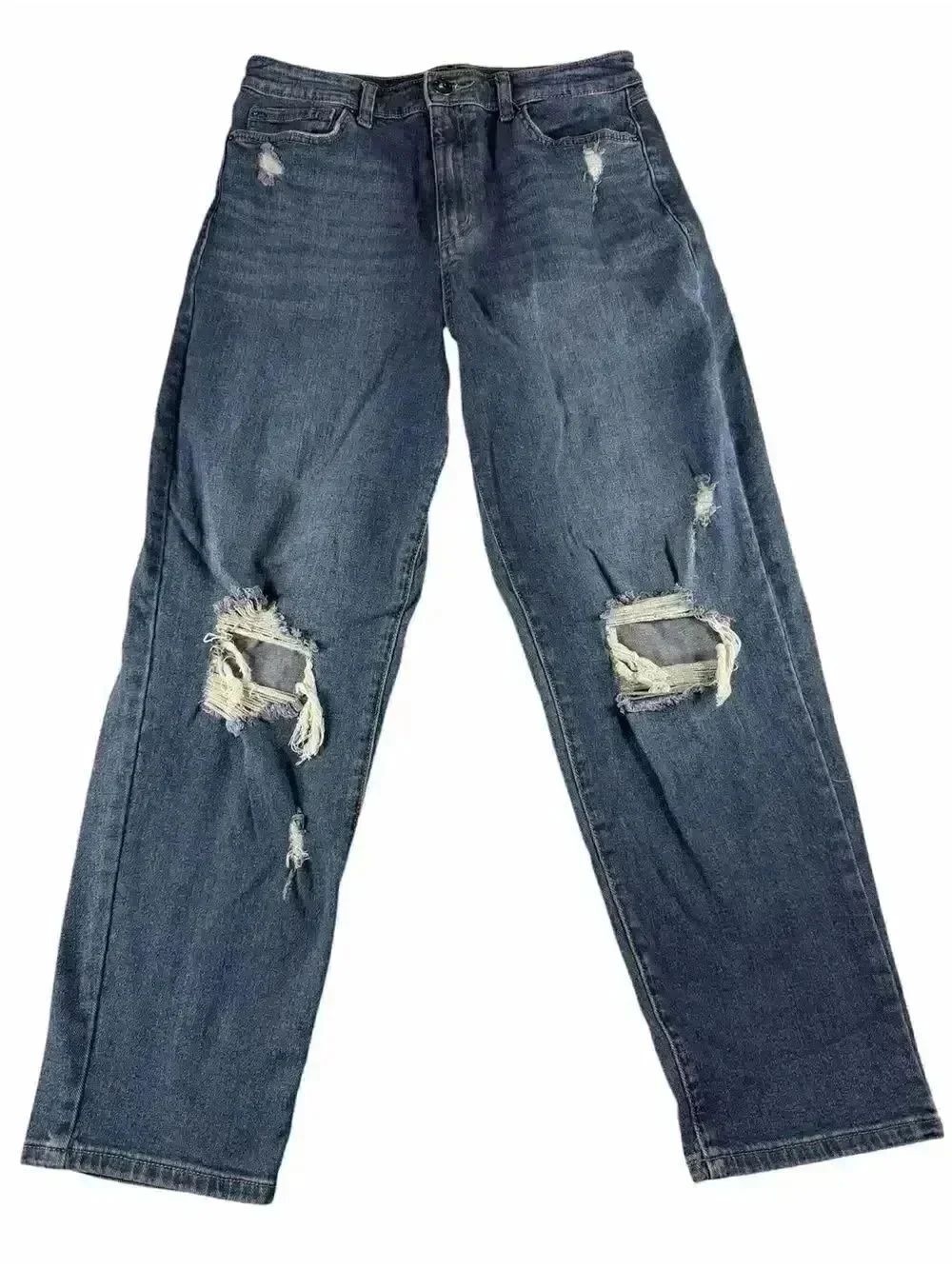International Concepts Jeans Womens size 8/29 Blue Stretch Denim Straight Leg